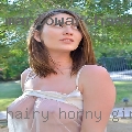 Hairy horny girls